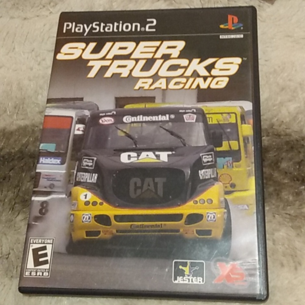 Play station 2 game Super Trucks Racing.